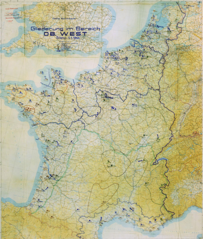 OB West Carte de l'OB West